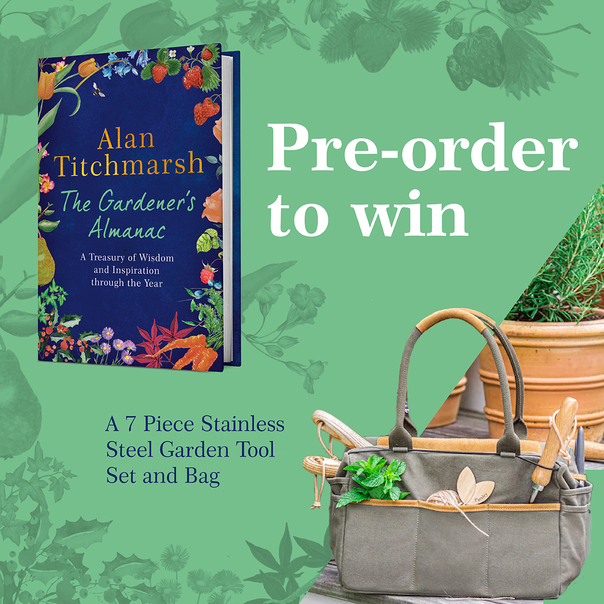 The Gardener’s Almanac preorder prize draw Hachette UK