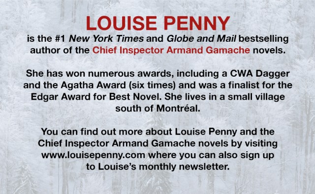 Louise Penny wins Agatha Award for best contemporary mystery novel